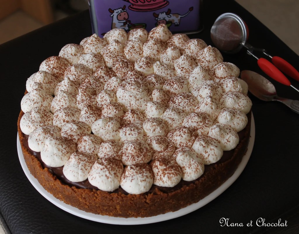 Banoffee pie (tarte spĂ©culos, caramel, banane et chocolat đ)